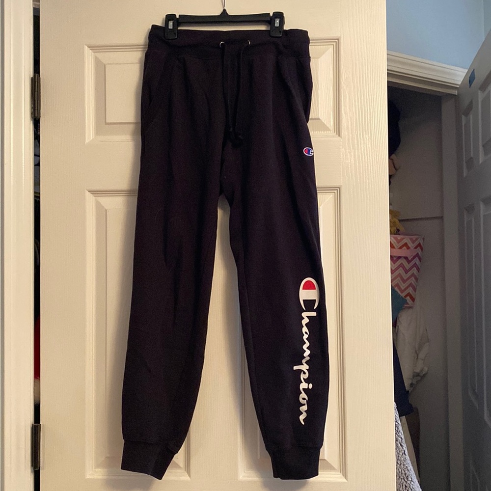 Black Champion Joggers